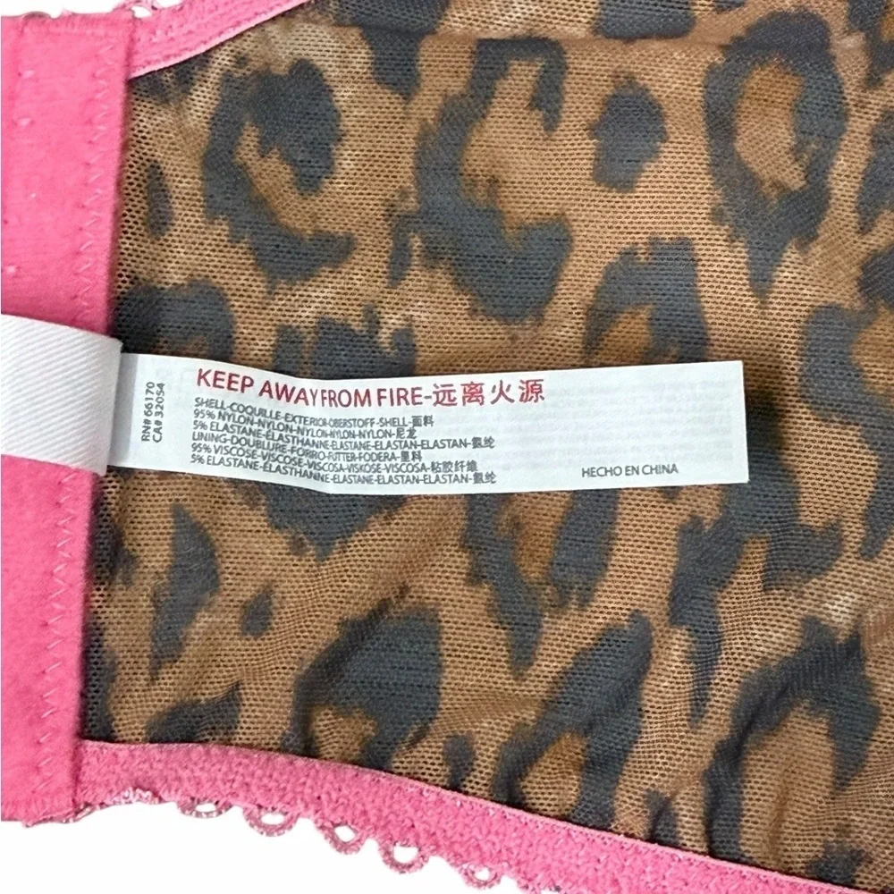 Urban Outfitters Out From Under Leopard Print Bralette